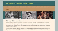 Desktop Screenshot of loudounhistory.org