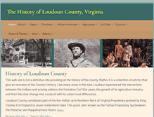 Tablet Screenshot of loudounhistory.org